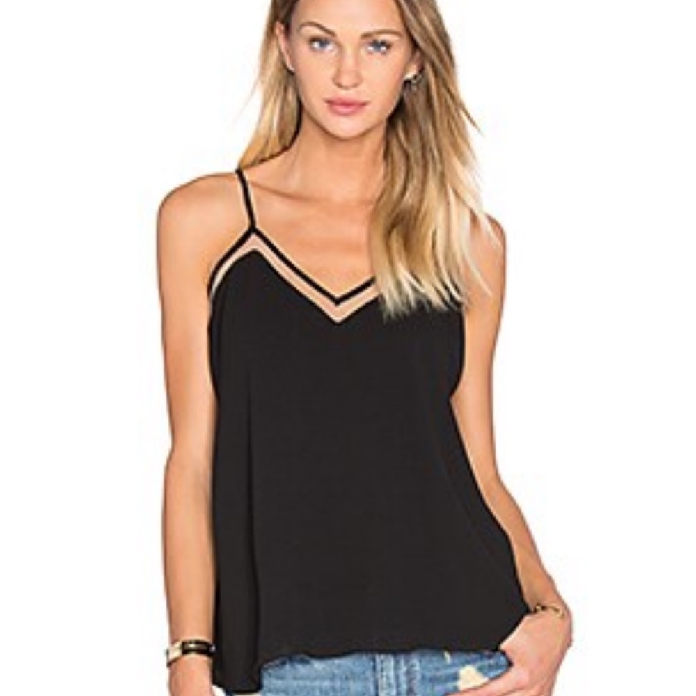 Black tank top
